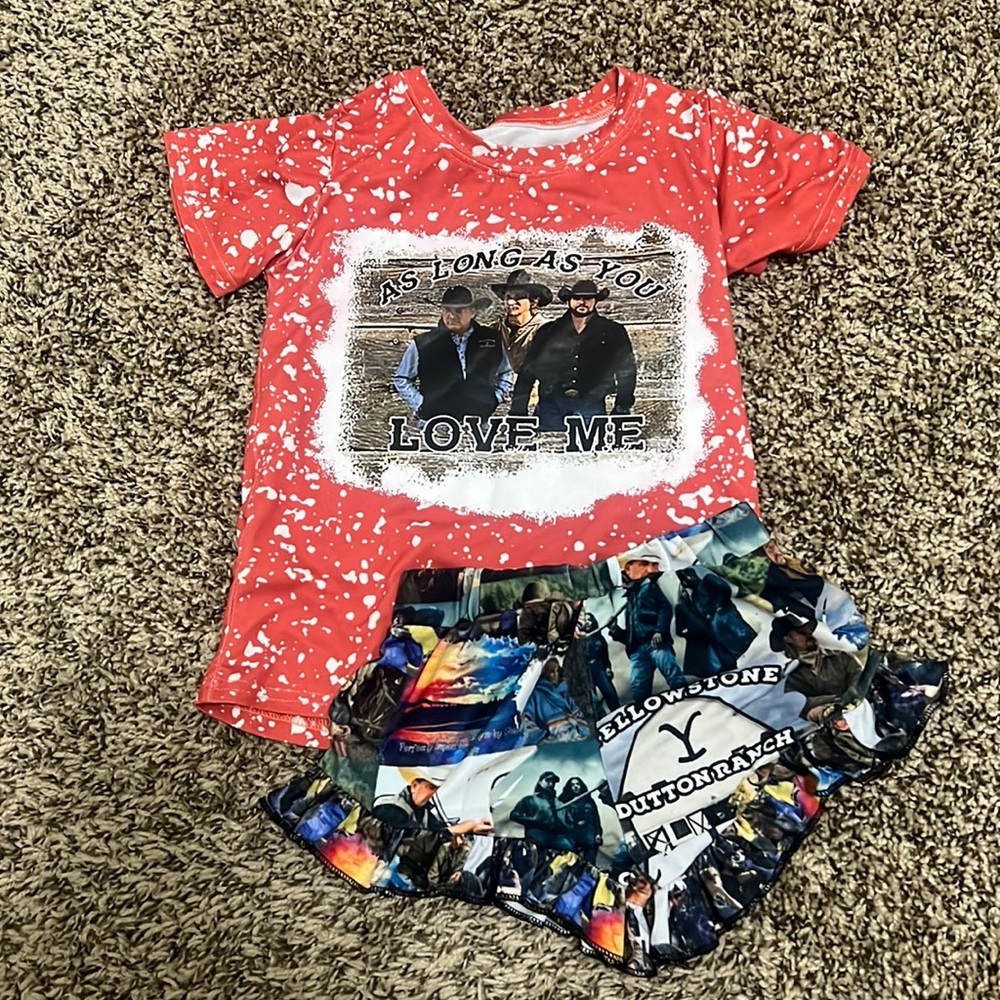 Yellowstone outfit size 3t